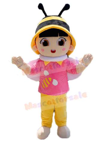 Girl mascot costume