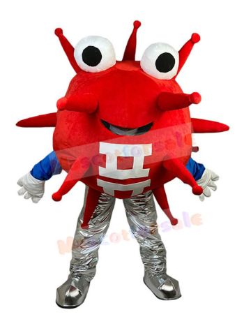 Virus mascot costume