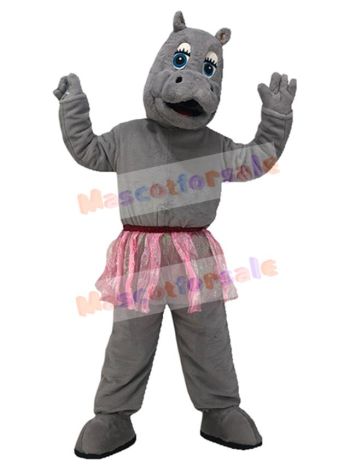 Hippo mascot costume