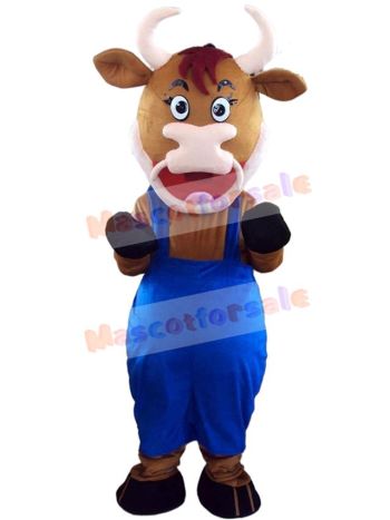 Cow mascot costume