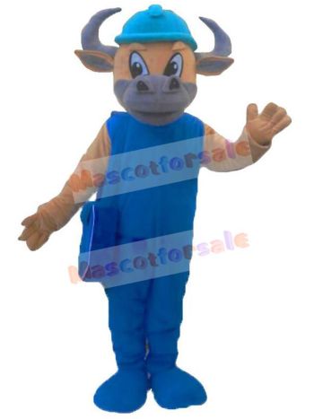 Bull mascot costume