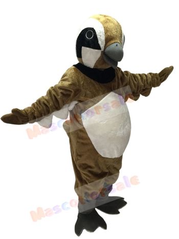 Cute Brown Quail Mascot Costume