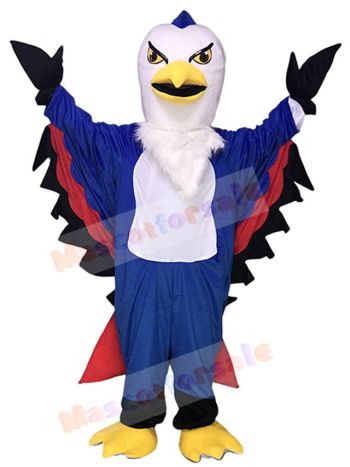 Blue and Red Thunderbird Mascot Costumes Animal 