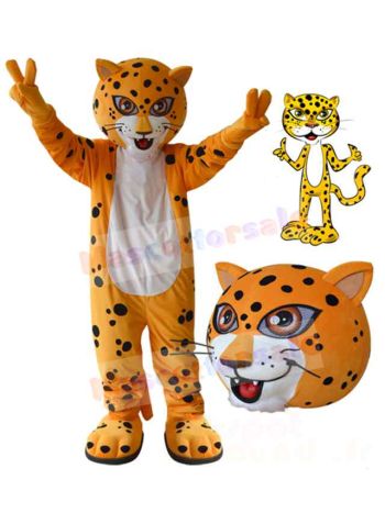 Leopard mascot costume