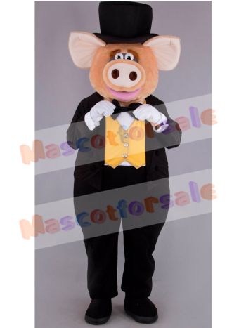 Pig mascot costume