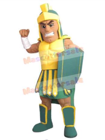Spartan mascot costume