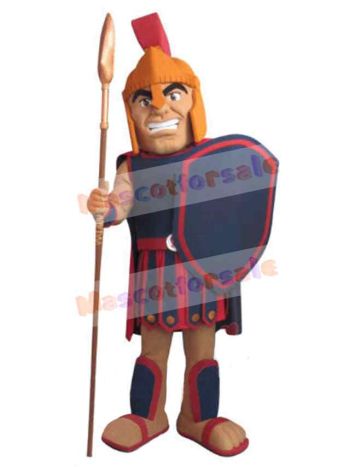 Spartan Trojan mascot costume
