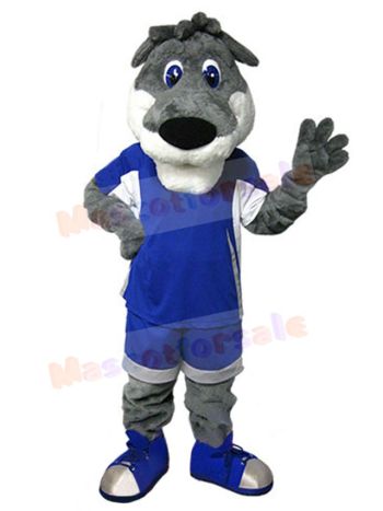 Wolf mascot costume