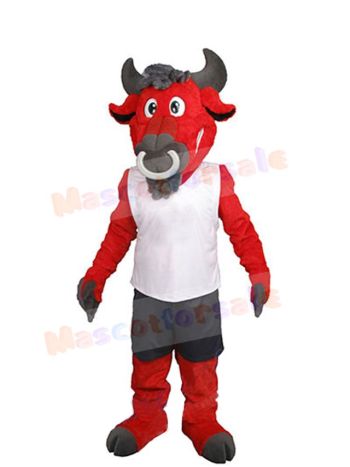 Bull mascot costume