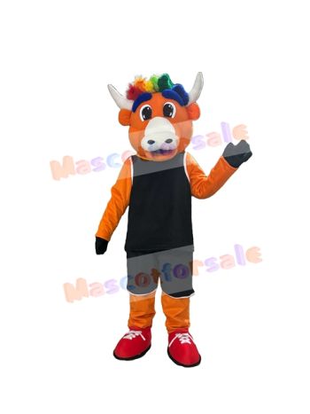 Bull mascot costume
