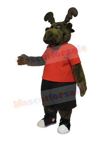 Moose mascot costume
