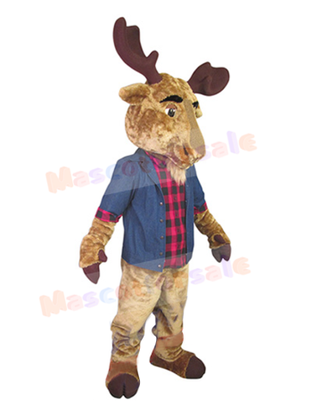 Moose mascot costume
