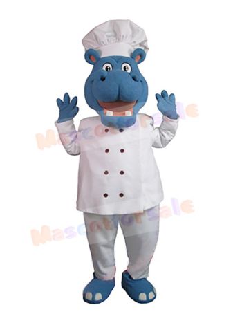 Hippo mascot costume