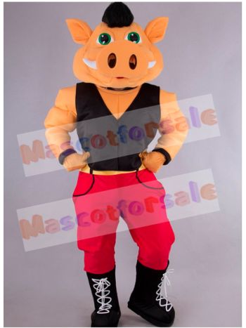 Pig mascot costume