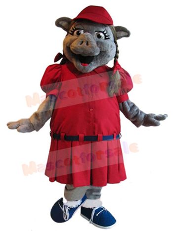 Pig mascot costume