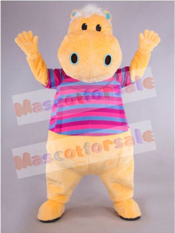 Hippo mascot costume