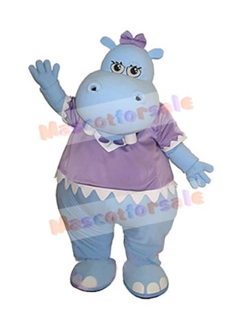 Hippo mascot costume