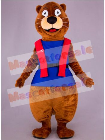 Otter mascot costume