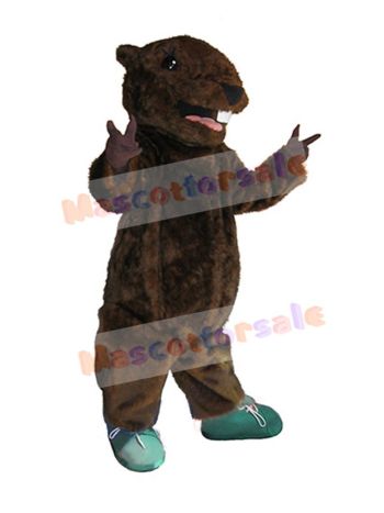 Beaver mascot costume