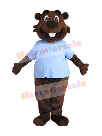 Beaver mascot costume