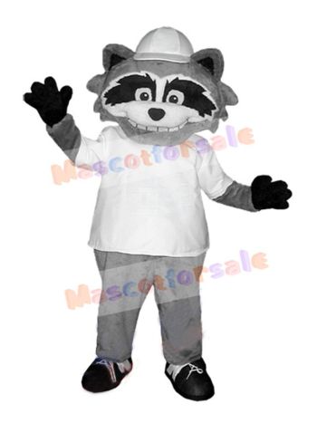 Raccoon mascot costume
