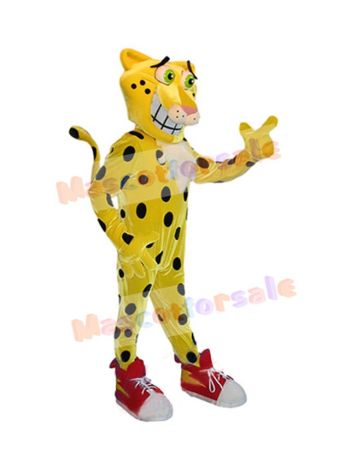 Leopard mascot costume