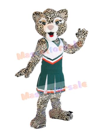 Leopard mascot costume