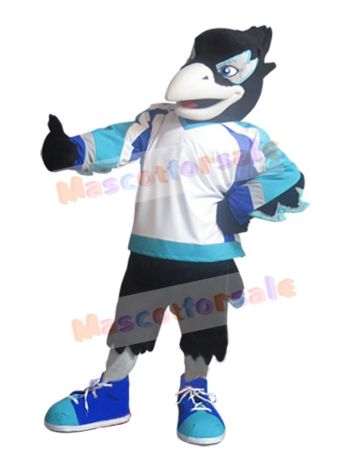 Raven mascot costume