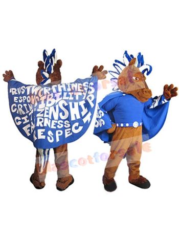 Moose mascot costume