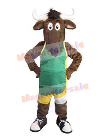 Bull mascot costume