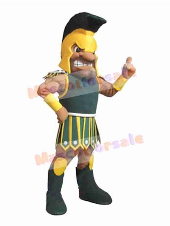 Spartan mascot costume