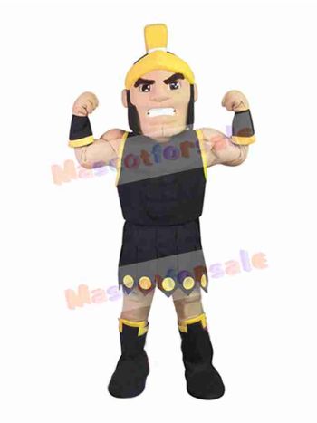 Spartan mascot costume