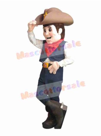 Cowboy mascot costume