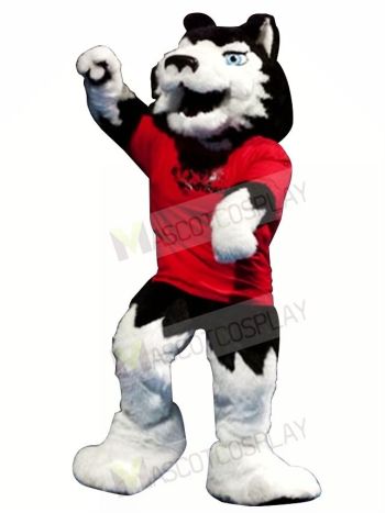 Superb College Wolf Mascot Costume 