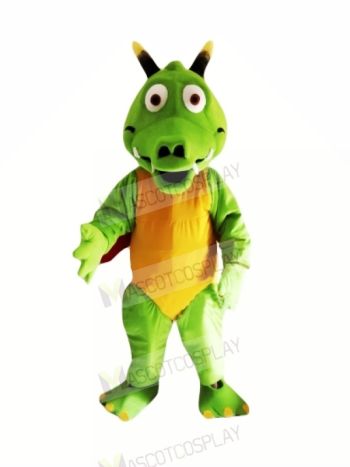Lightweight Green Dragon Mascot Costumes Cartoon