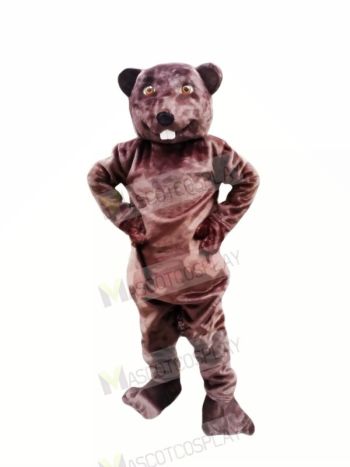 Happy Beaver Mascot Costumes Adult 