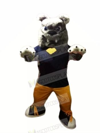 Power Furry Bulldog Mascot Costumes Cartoon