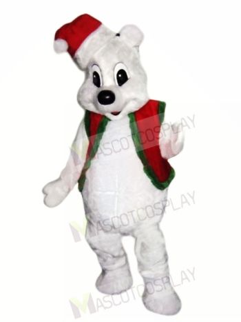 Christmas White Bear Mascot Costumes
