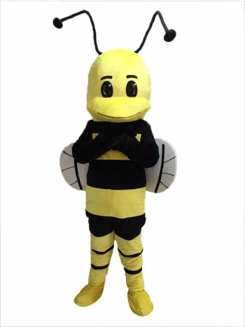 Yellow and Black Bee Mascot Costumes Insect