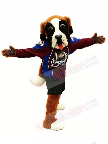Colorado Avalanche St Bernie Howler Mascot Costume